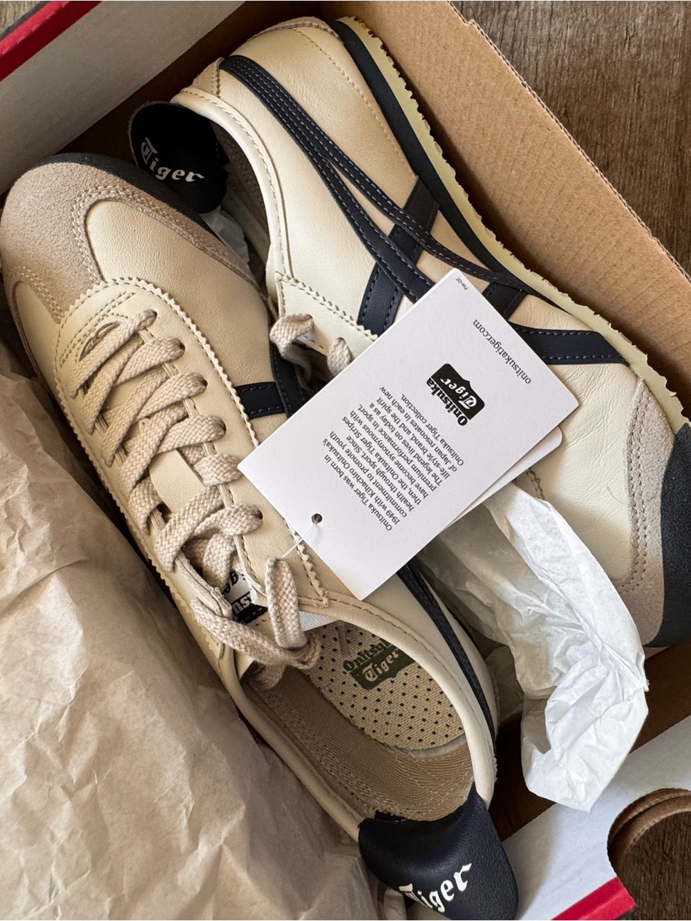Onitsuka Tiger Mexico 66 Birch/Peacoat Sneakers - Picture 5 of 9